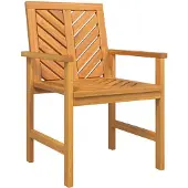 vidaXL Garten Essgruppe 9 Stk. Braun Massivholz Akazie