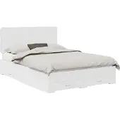 vidaXL Bettrahmen mit Schubladen Weiß 160 x 200 cm Holzwerkstoff