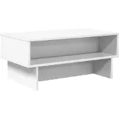 vidaXL Couchtisch Weiß 80 x 46 x 35 cm Holzwerkstoff