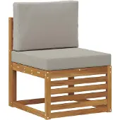 vidaXL Sofagarnituren mit Kissen 3 pcs Massivholz Akazie