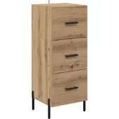 vidaXL Highboard Artisan-Eiche 34,5 x 34 x 180 cm Holzwerkstoff