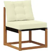 vidaXL Outdoor-Sofagarnitur 6 Stk. Natur und Creme