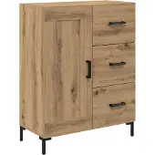 vidaXL Sideboard Artisan-Eiche 69.5 x 34 x 90 cm Holzwerkstoff