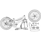 vidaXL Kinderfahrrad 18 Zoll für 5-7 Jahre alt Hellrosa