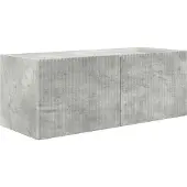 vidaXL TV-Schrankset 2 pcs Beton Grau Holzwerkstoff