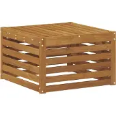 vidaXL Ecksofa Set 7 pcs Natur Massivholz Akazie