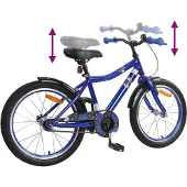 vidaXL Kinderfahrrad 20 Zoll für 6-11 Jahre alt Dunkelblau