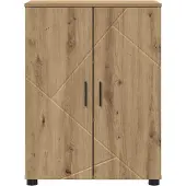 vidaXL Badezimmerschrank Artisan-Eiche 60 x 35 x 80 cm