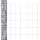 vidaXL Eurozaun 1,5 x 10 m PVC-beschichtetes Eisen