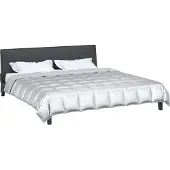 vidaXL Sommerdecke Silber 220 x 240 cm Satin und Mikrofaser