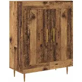 vidaXL Highboard Altholz 69,5 x 34 x 180 cm Holzwerkstoff