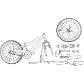 vidaXL Kinderfahrrad 20 Zoll für 6-11 Jahre alt Rot