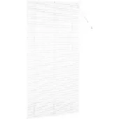 vidaXL Balkenjalousien Weiß 220 x 120 cm Aluminium