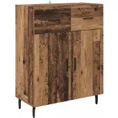 vidaXL Highboard 2 Stk. Altholz 69,5 x 34 x 180 cm Holzwerkstoff