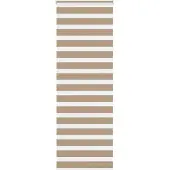 vidaXL Doppelrollo Sandbraun 70x200 cm Stoffbreite 65,9 cm Polyester