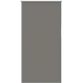 vidaXL Verdunkelungsrollo Grau 70x175 cm Stoffbreite 65,7 cm Polyester
