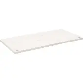 vidaXL Schreibtischplatte Weiß 110x55x2,5 cm Massivholz Kiefer