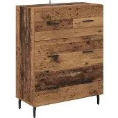 vidaXL Highboard 2 Stk. Altholz 69,5 x 34 x 180 cm Holzwerkstoff