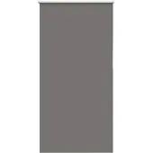 vidaXL Verdunkelungsrollo Grau 75x130 cm Stoffbreite 70,7 cm Polyester