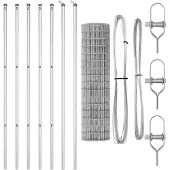 vidaXL Bodenmontierter Euro-Zaun 10 x 1 m Verzinkter Stahl Silber Netz