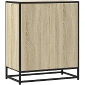 vidaXL Sideboard Sonoma-Eiche 62x35x76 cm Holzwerkstoff