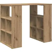 vidaXL Schreibtisch Artisan-Eiche Holzwerkstoff 90 x 50 x 75 cm
