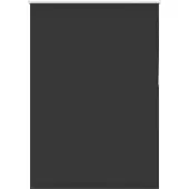 vidaXL Verdunkelungsrollo Schwarz 105x130 cm Stoffbreite 100,7 cm