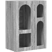 vidaXL Sideboard ELST Graues Sonoma 59 x 35 x 80,5 cm Holzwerkstoff