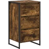 vidaXL Sideboard Raucharbe 42 x 36 x 75,5 cm Holzwerkstoff