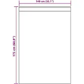 vidaXL Verdunkelungsvorhänge 2 stk. Dunkelgrau 140 x 175 cm Samt