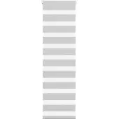vidaXL Doppelrollo Hellgrau 40x100 cm Stoffbreite 35,9 cm Polyester