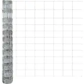 vidaXL Schweißdrahtzaun mit Spikes 25 x 1,2 m Verzinkter Stahl Silber