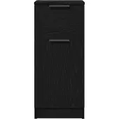 vidaXL Sideboard Schwarz Eichen-Optik 30 x 30 x 70 cm Holzwerkstoff