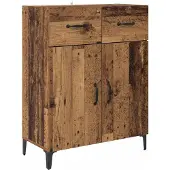 vidaXL Highboard Altholz 69,5 x 34 x 180 cm Holzwerkstoff