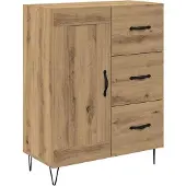 vidaXL Highboard 2 Stk. Artisan-Eiche 69,5 x 34 x 180 cm Holzwerkstoff