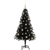 vidaXL Mads (mit 150 LEDs und goldenen Kugeln)