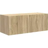 vidaXL TV-Wandregal-Set Wandmontiert 4 pcs Sonoma-Eiche Holzwerkstoff