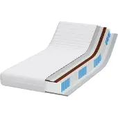 vidaXL Matratze Weiß 90 x 190 cm Taschenfeder