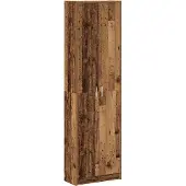vidaXL Kleiderschrank mit Regal Altholz 55 x 25 x 189 cm Holzwerkstoff