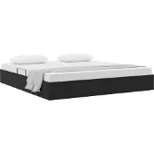 vidaXL Ottoman Bettgestell mit Speicher Schwarz 160 x 200 cm Samt