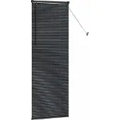 vidaXL Venezianische Jalousien Schwarz 175 x 55 cm Aluminium
