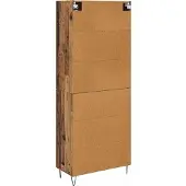 vidaXL Highboard Altholz 69,5 x 34 x 90 cm Holzwerkstoff
