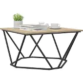 vidaXL Couchtisch Sonoma-Eiche 80 x 80 x 45 cm