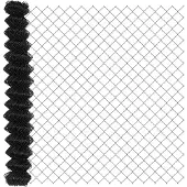 vidaXL Kettenzaun 10 x 1,6 m Stahl Grau