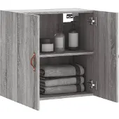 vidaXL Wandschrank Grau Sonoma 60x31x60 cm Holzwerkstoff