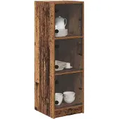 vidaXL Highboard Altholz 35 x 37 x 109 cm Holzwerkstoff
