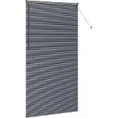 vidaXL Balkenjalousien Dunkelgrau 220 x 115 cm Aluminium