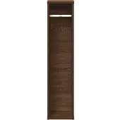 vidaXL Badezimmerschrank mit Rollenhalter Braune Eiche 20,5x20x90 cm