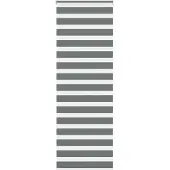 vidaXL Doppelrollo Dunkelgrau 80x200 cm Stoffbreite 75,9 cm Polyester