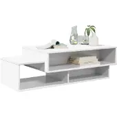 vidaXL Couchtisch Weiß 105 x 50 x 32,5 cm Holzwerkstoff